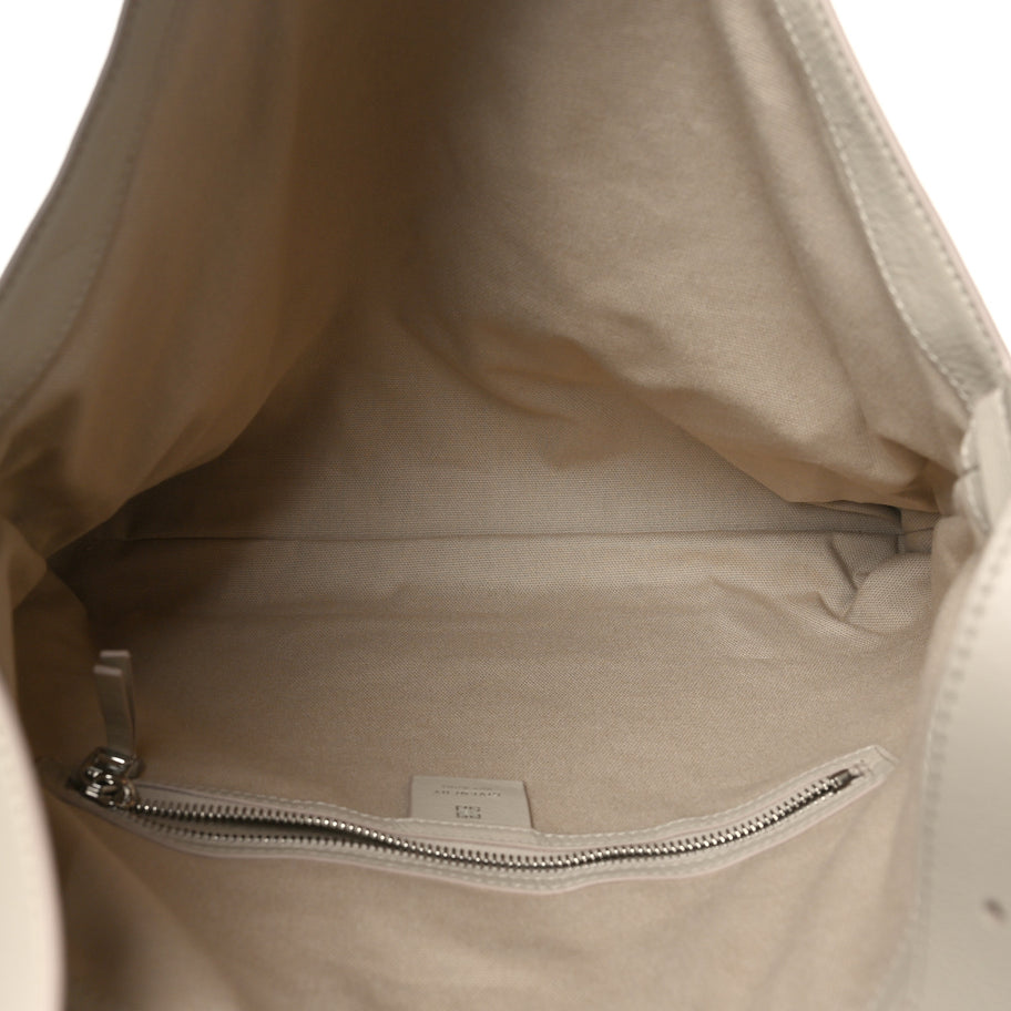 Givenchy Tumbled Calfskin Medium Voyou Bag Natural Beige Image 6