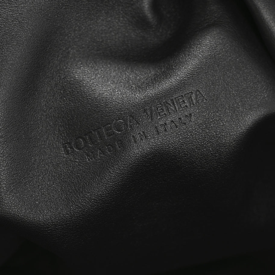 Bottega Veneta Smooth Butter Calf The Pouch Oversized Clutch Black Image 6