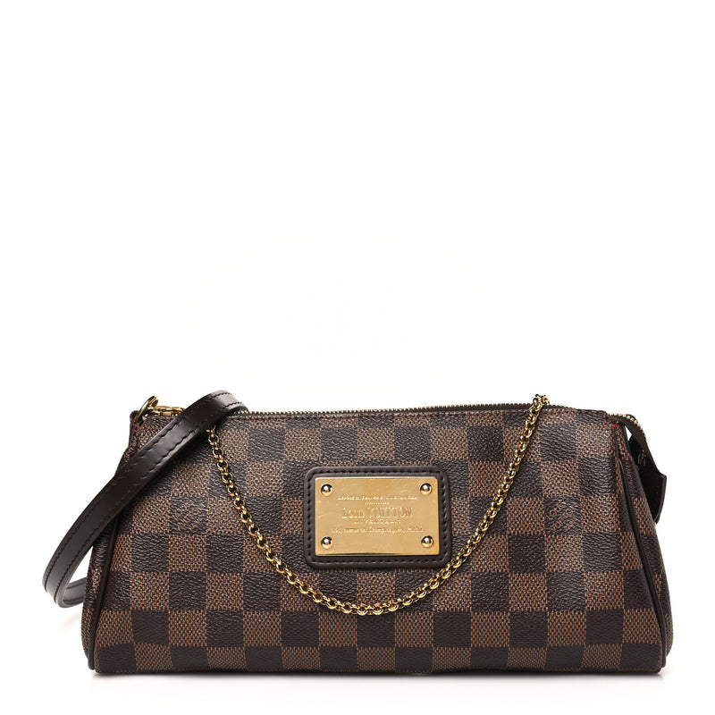  Louis Vuitton Damier Ebene Eva Clutch