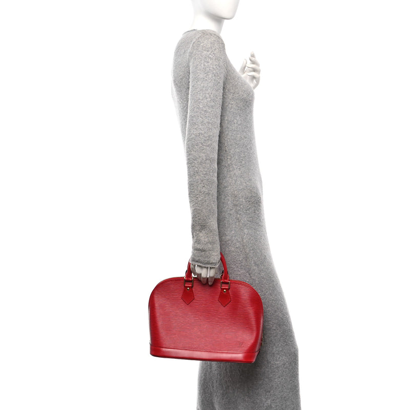  Louis Vuitton Epi Alma PM Castillan