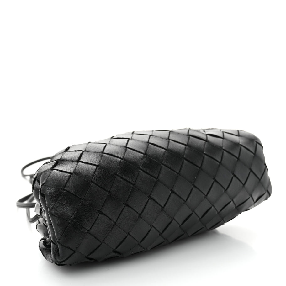 Bottega Veneta Nappa Intrecciato The Mini Pouch Black Image 4