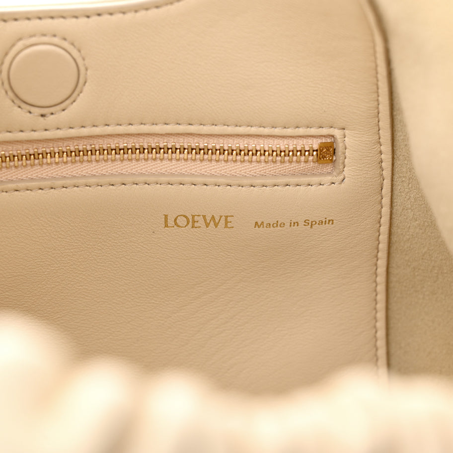 Loewe Buttery Nappa Lambskin Small Squeeze Bag Chalk Image 6
