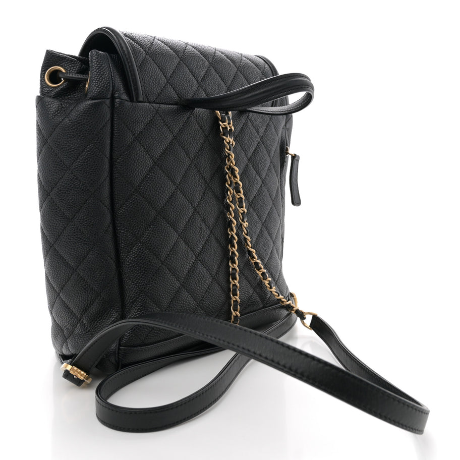 Chanel Caviar Quilted Small Filigree Backpack Black Image 2