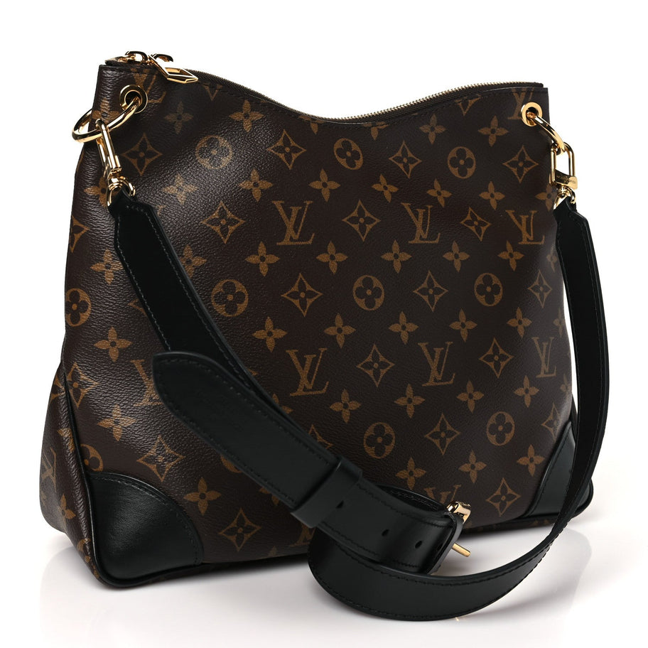 Louis Vuitton Monogram Odeon MM Black Image 3