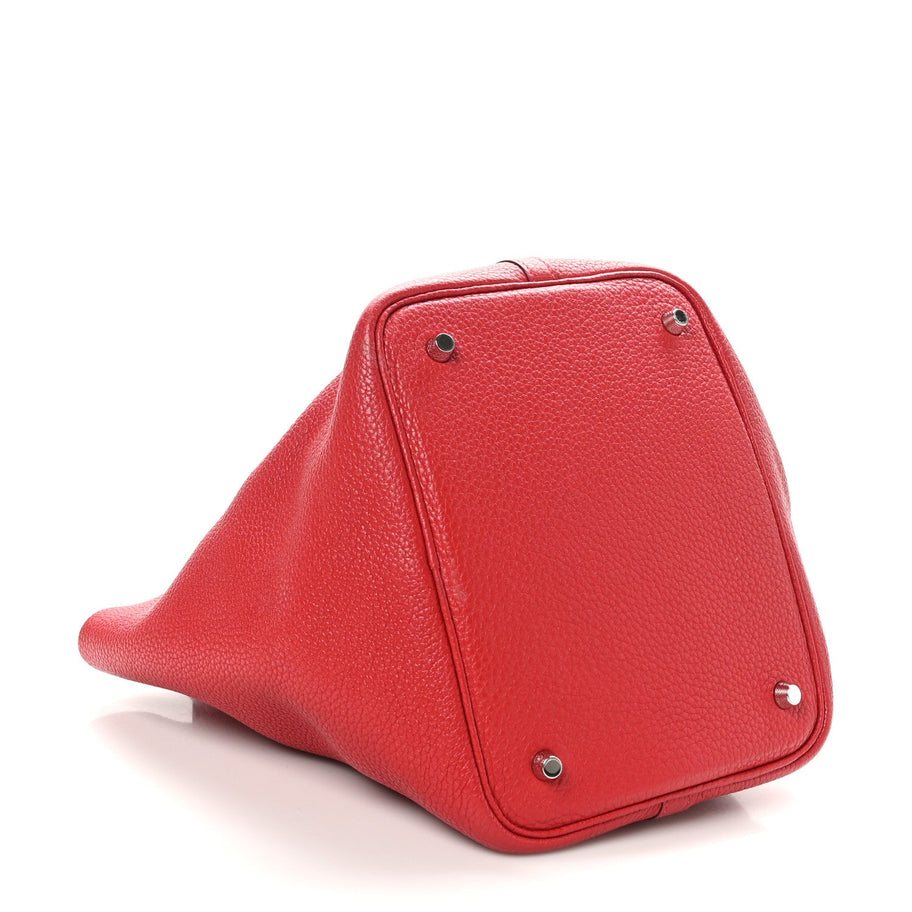 Hermes Taurillon Clemence Picotin Lock 22 MM Rouge Vif Image 4