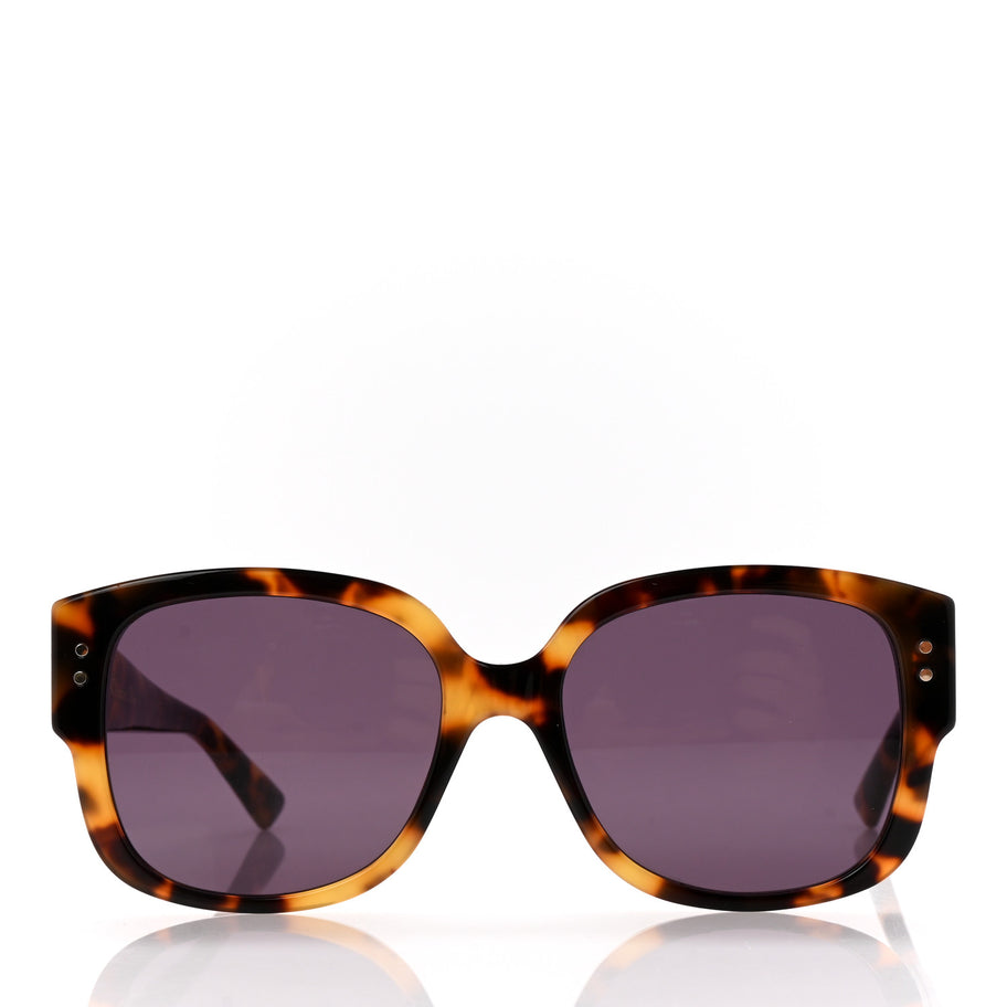 Christian Dior Acetate Cannage Lady Dior Studs Sunglasses Havana Image 2