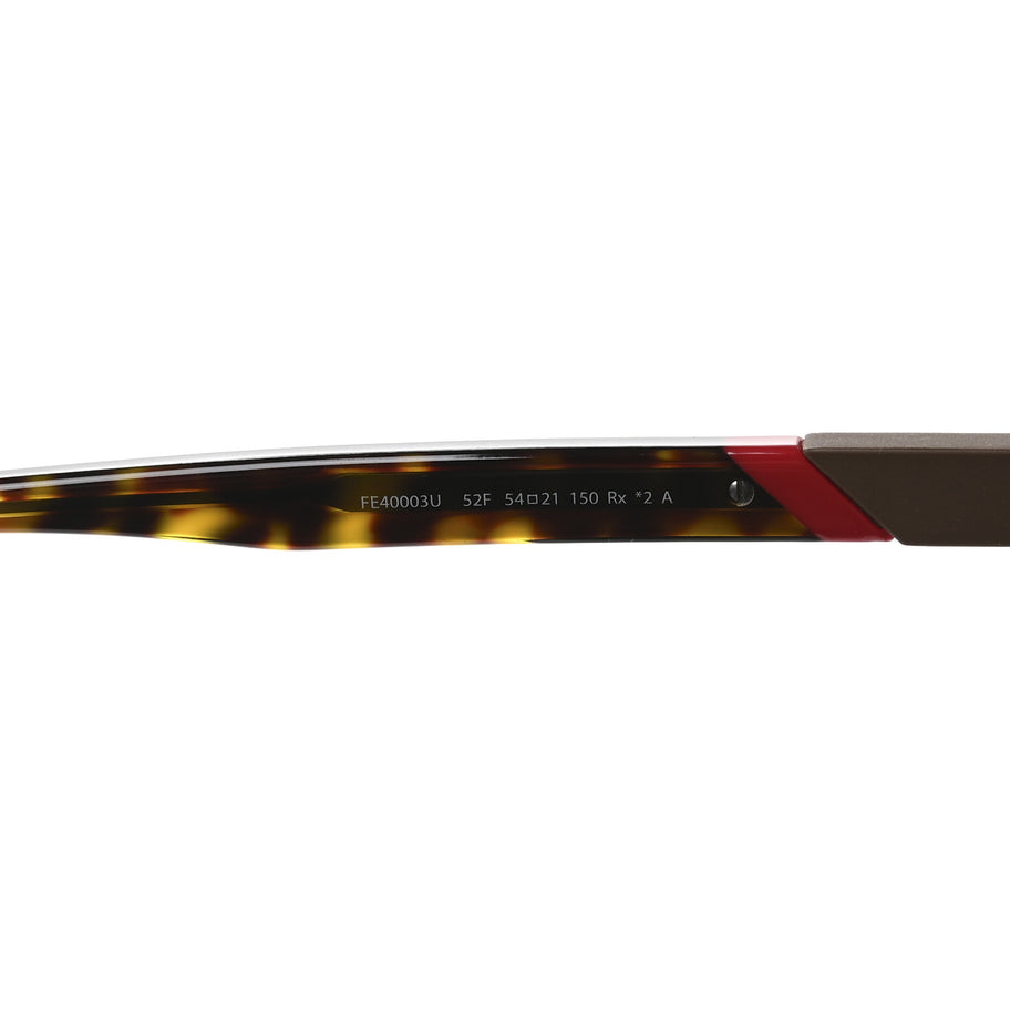Fendi Acetate Aviator Diagonal Sunglasses FE40003U Havana Image 5