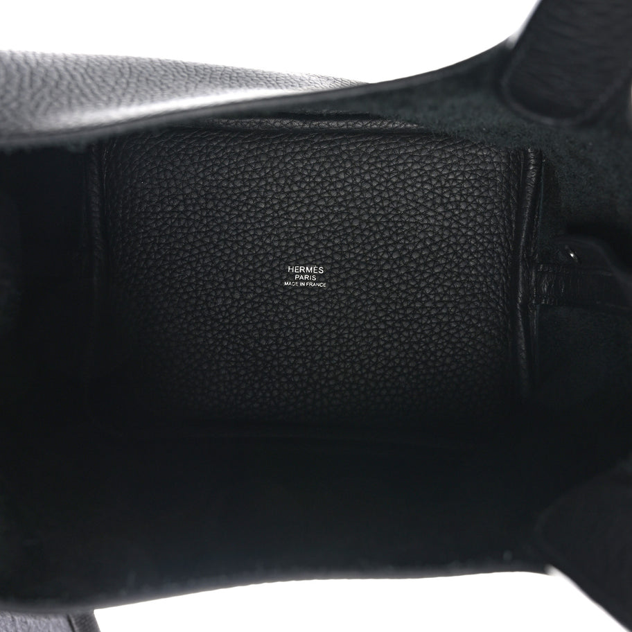 Hermes Taurillon Clemence Picotin Lock 18 PM Black Image 5