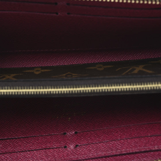 Louis Vuitton Monogram Clemence Wallet Fuchsia Image 5