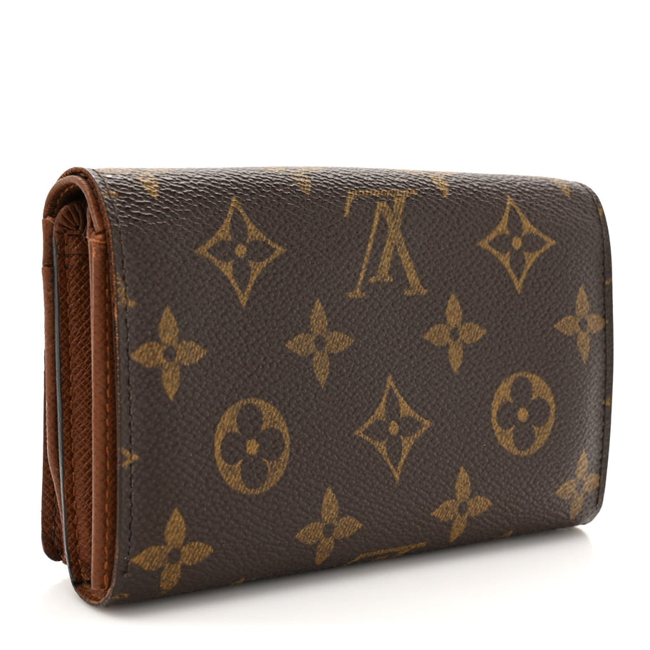 Louis Vuitton Monogram Porte-Monnaie Tresor Wallet Image 3