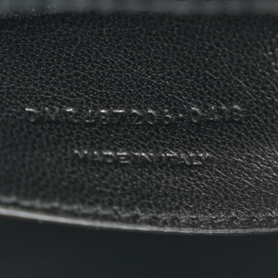 Saint Laurent Grain De Poudre Textured Mixed Matelasse Triquilt Medium Monogram Satchel Black Image 7