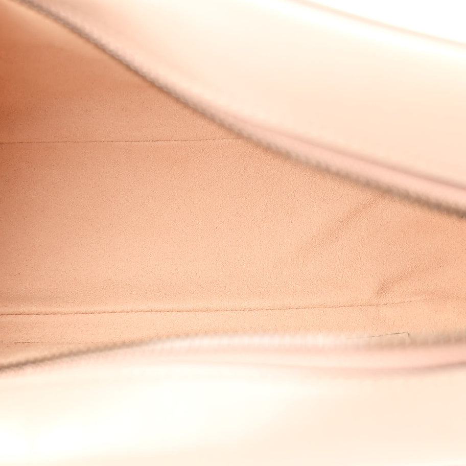 Gucci Calfskin Matelasse Small GG Marmont Chain Shoulder Bag Porcelain Rose Image 5