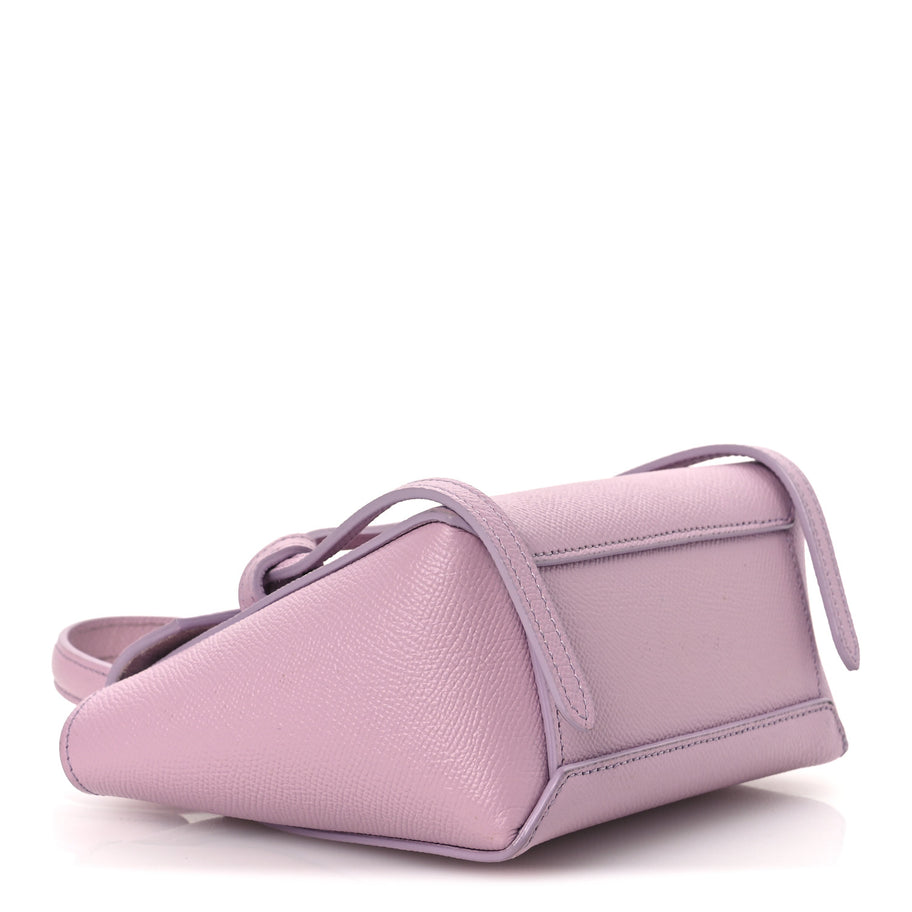 Celine Grained Calfskin Nano Belt Bag Antique Rose Image 3