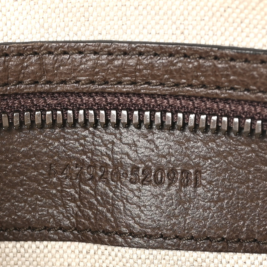 Gucci GG Supreme Monogram Web Small Ophidia Messenger Bag Brown Image 7
