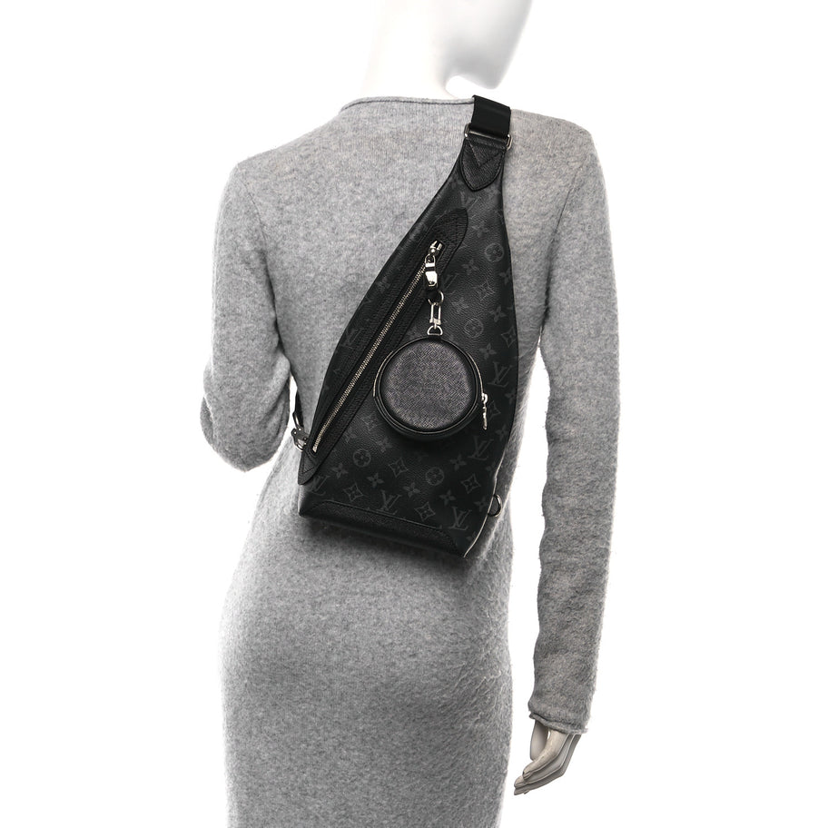 Louis Vuitton Taigarama Duo Slingbag Black Image 3