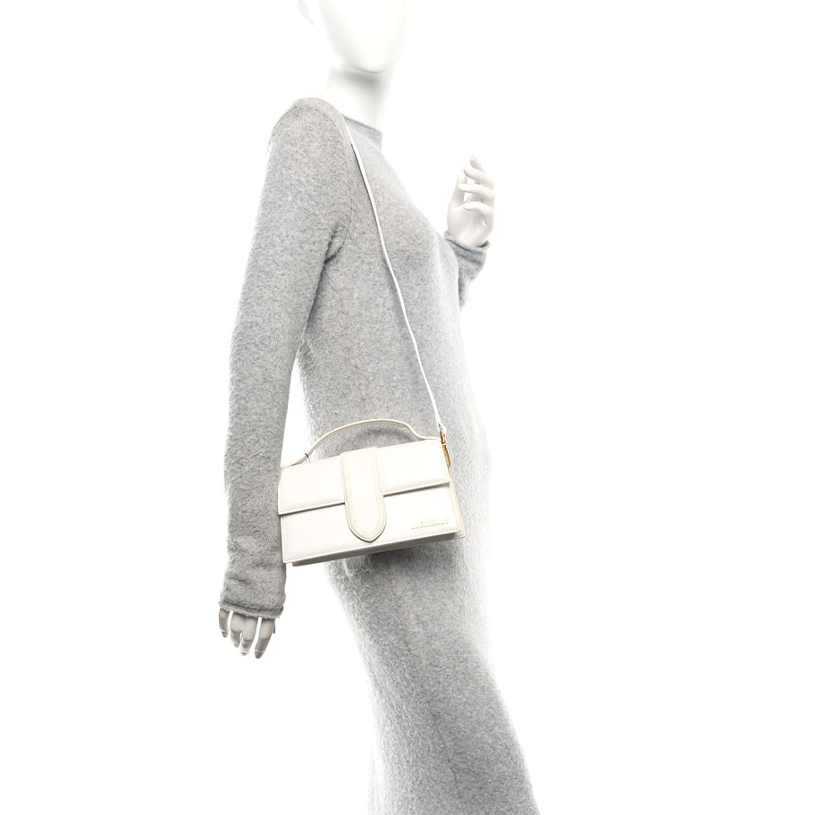 Jacquemus Smooth Calfskin Le Grand Bambino White Image 2