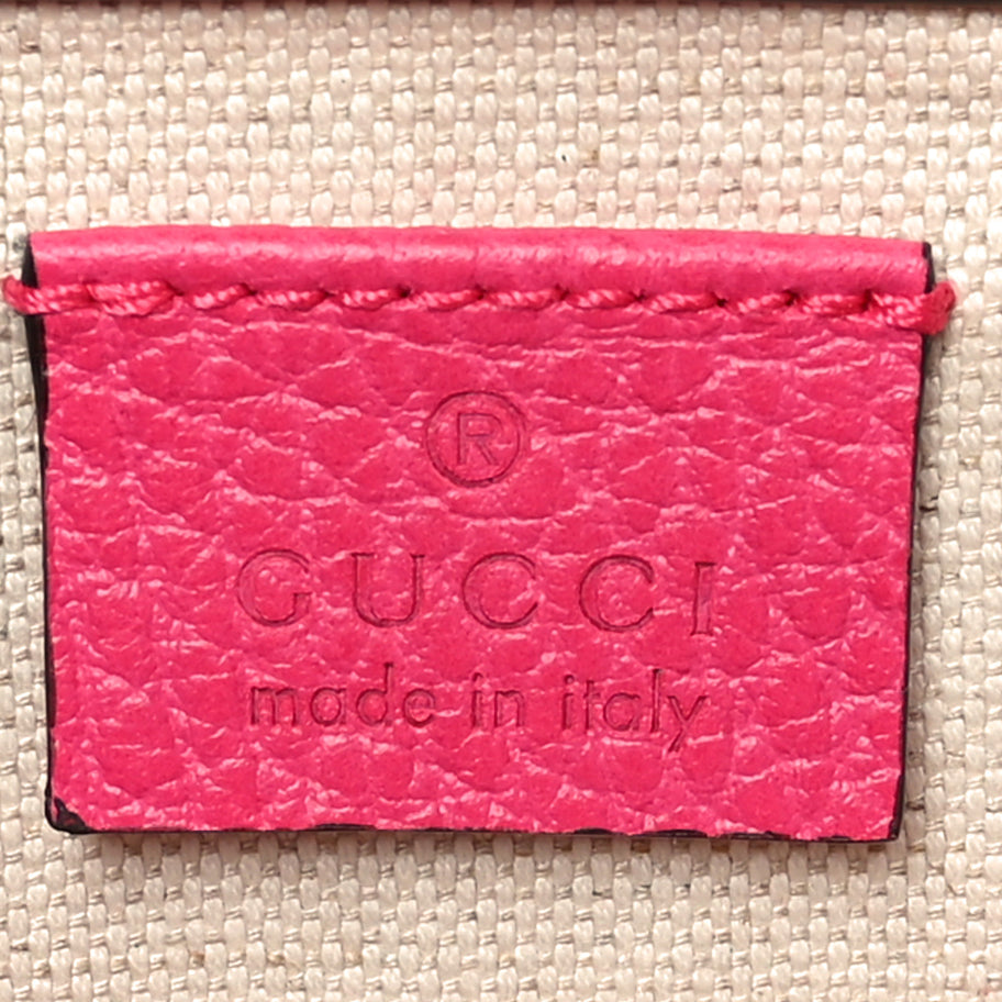 Gucci Pebbled Calfskin Embellished fy Small Dionysus Shoulder Bag Rosa Image 6
