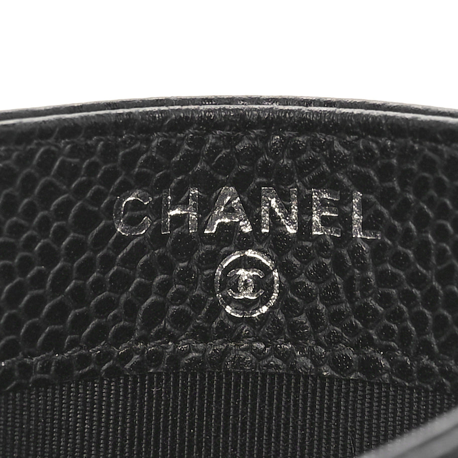 Chanel Caviar Quilted Card Holder Black Image 6