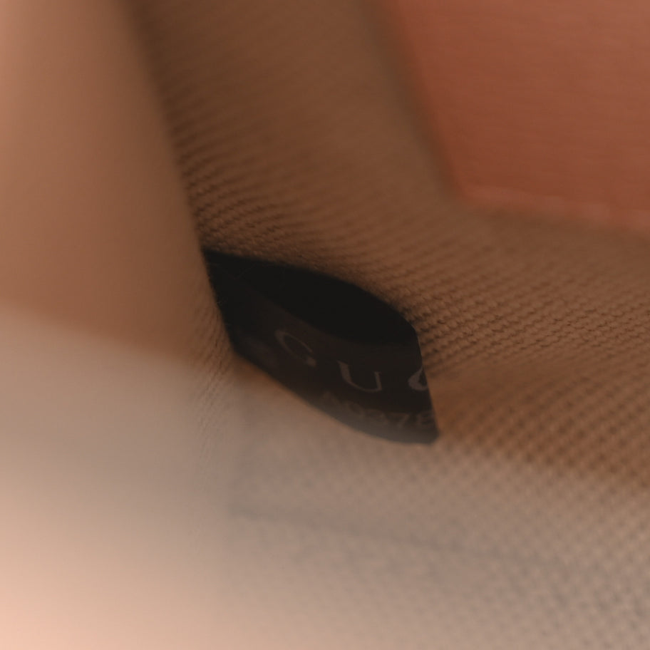 Gucci Raffia Textured Dollar Calfskin GG Monogram Small Diana Tote Bag Wild Rose Fuxia Fluo Image 7