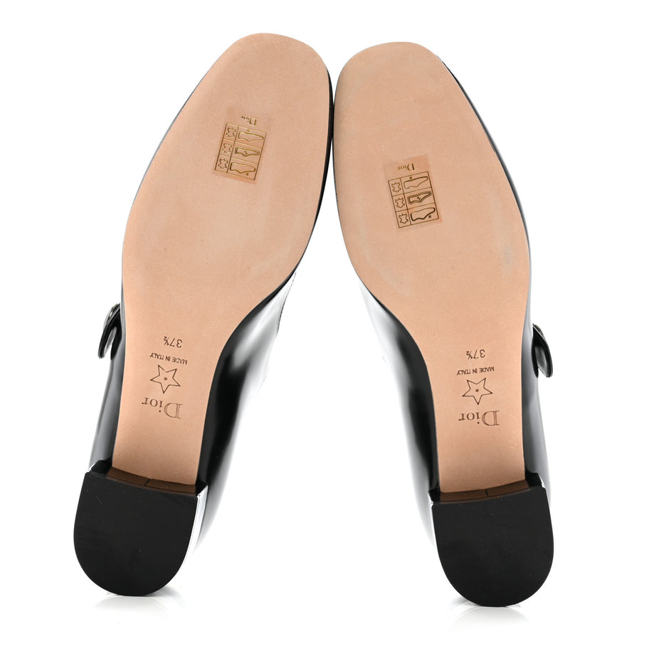 Christian Dior Brushed Calfskin Uniform 30mm Pumps 37.5 Black Image 6