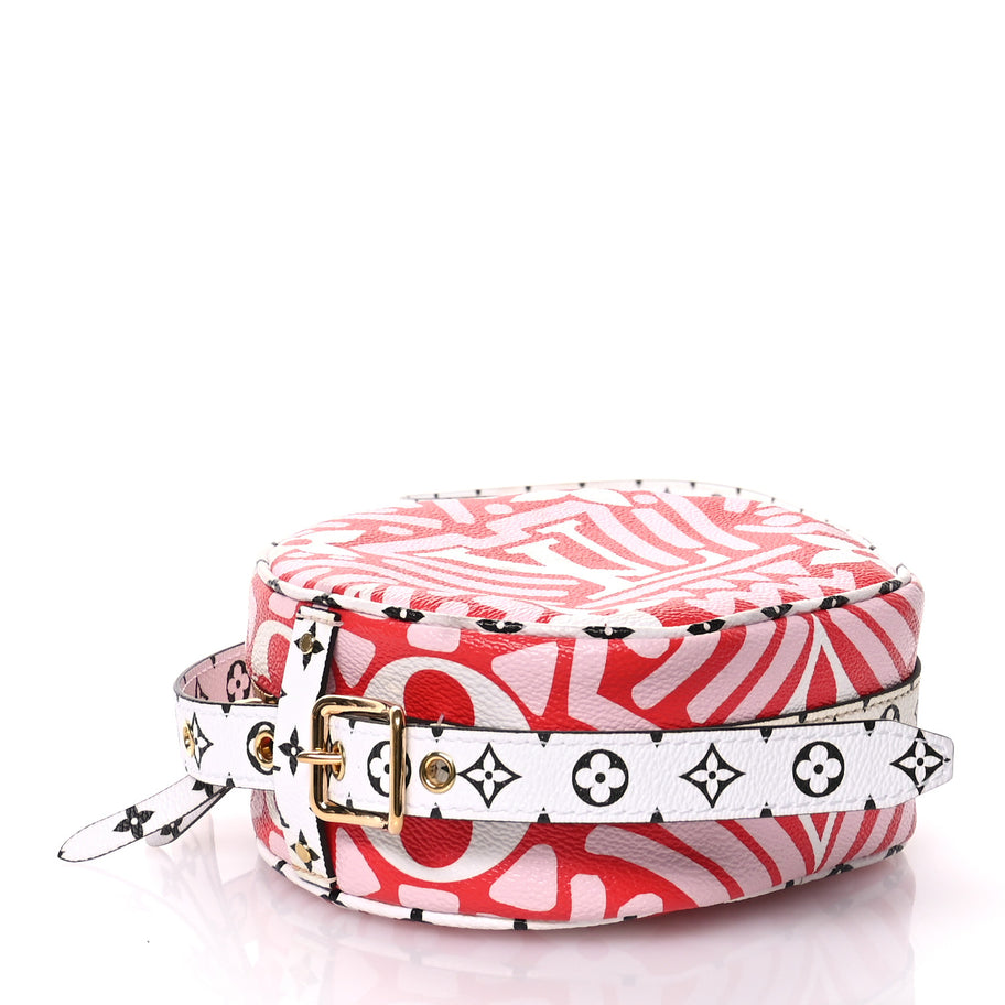 Louis Vuitton Monogram Giant Crafty Boite Chapeau Souple PM Rouge Rose Creme Image 4