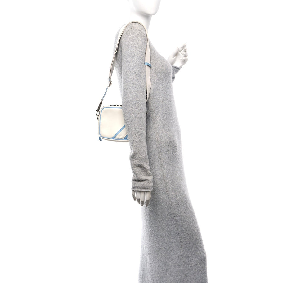 Givenchy Calfskin MC3 Crossbody Bag White Blue Black Image 2