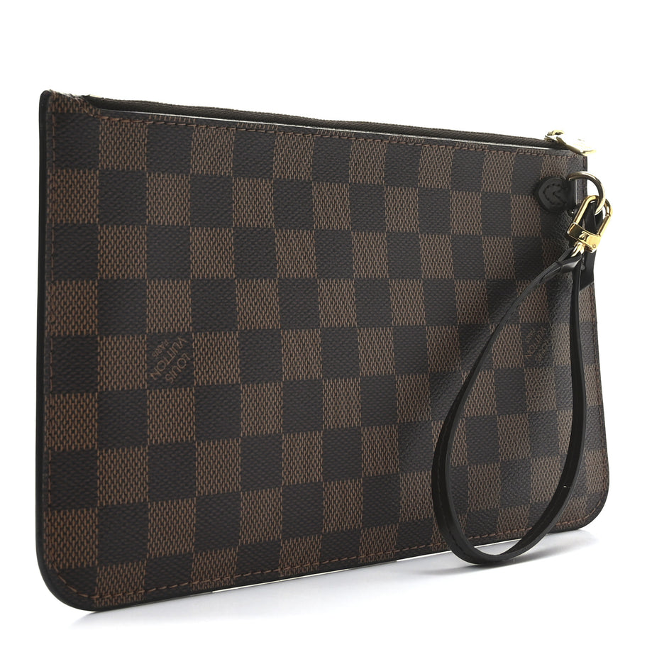 Louis Vuitton Damier Ebene Neverfull MM GM Pochette Image 3