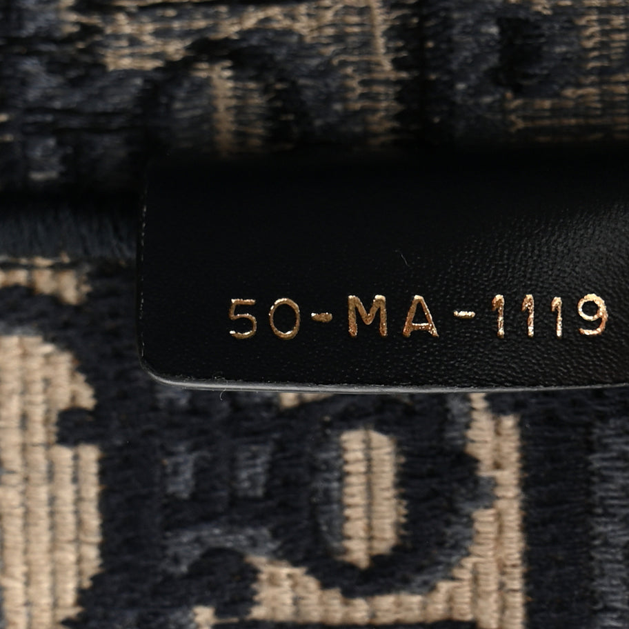 Christian Dior Oblique Medium Book Tote Blue Multicolor Image 7