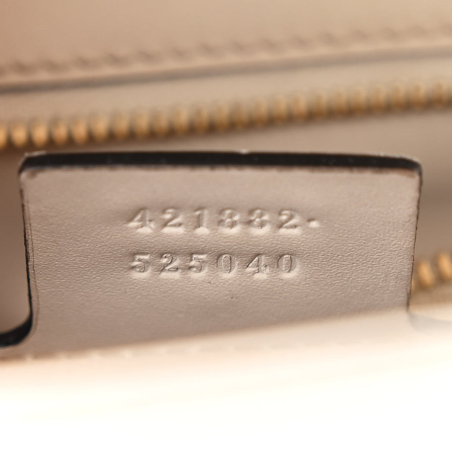 Gucci Calfskin Small Sylvie Shoulder Bag Off White Image 7