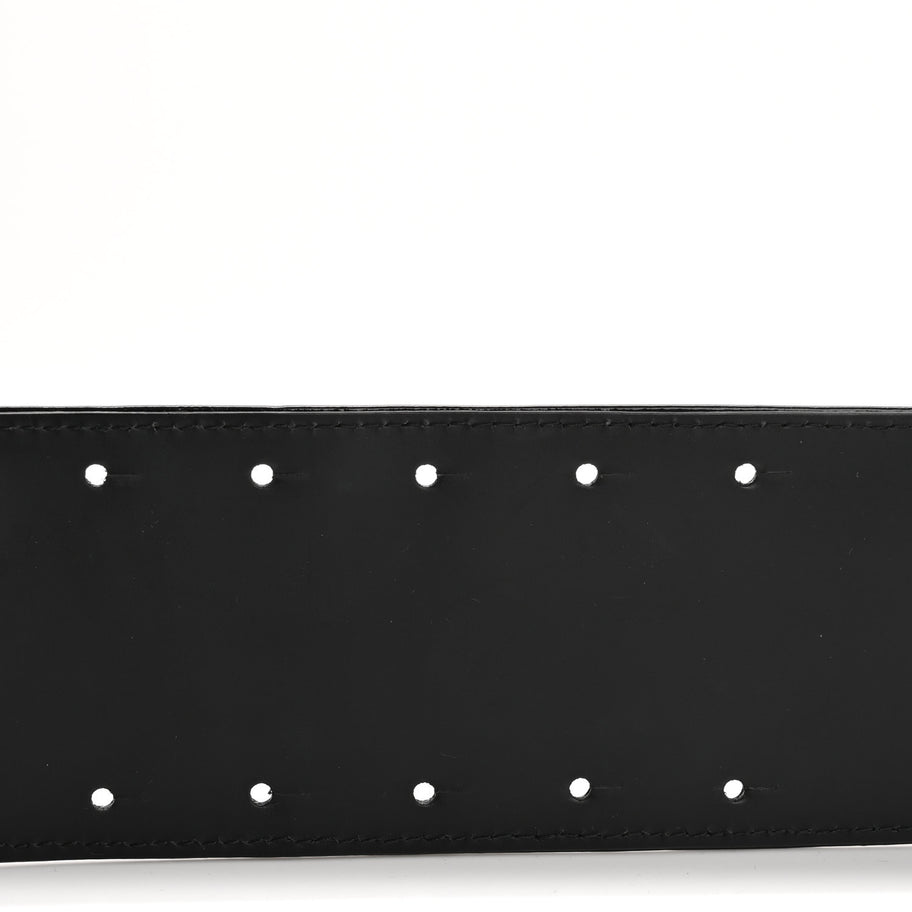 Chanel Patent CC Wide Belt 80 32 Black Image 4