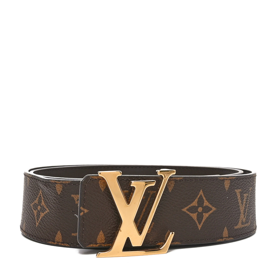 Louis Vuitton Calfskin Monogram 20mm LV Iconic Reversible Belt 90 36 Brown Image 1