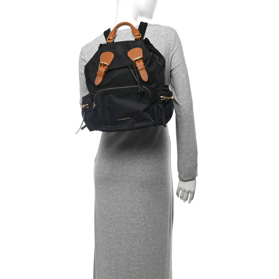 Burberry Nylon Medium Rucksack Backpack Black Image 3