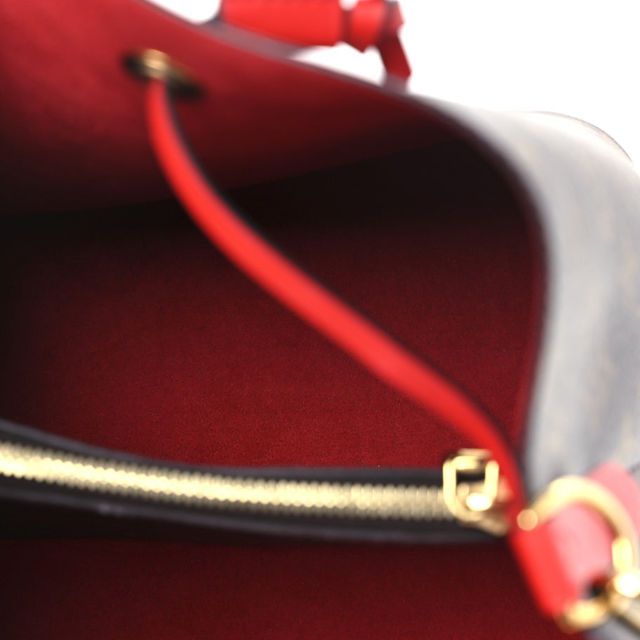 Louis Vuitton Monogram Neonoe MM Coquelicot Image 4