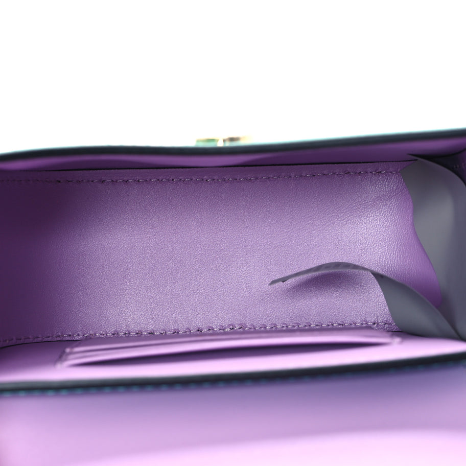 Versace Calfskin Mini La Medusa Bag Turquoise Image 5