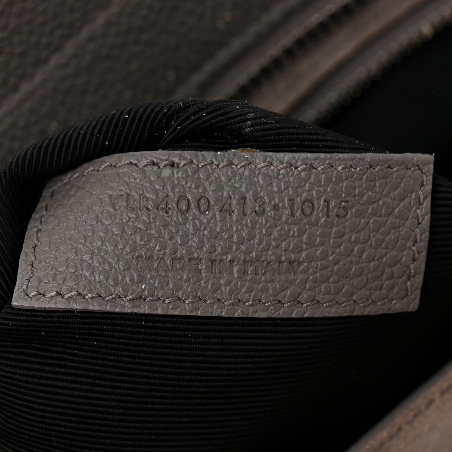 Saint Laurent Grained Calfskin Small Cabas Rive Gauche Fog Image 7