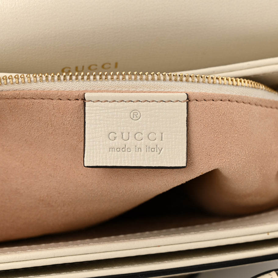 Gucci GG Supreme Monogram Horsebit 1955 Shoulder Bag Beige Mystic White Image 5