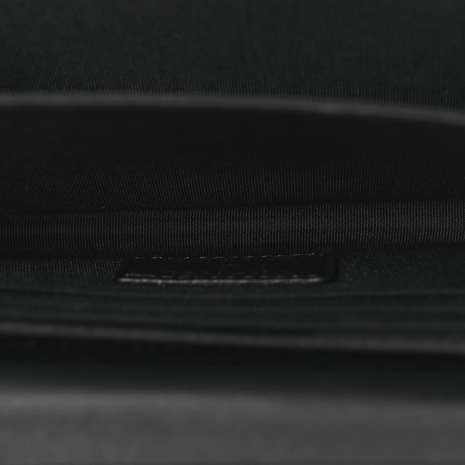Chanel Lambskin Quilted Mini Camellia Bow Wallet On Chain WOC Black Image 5