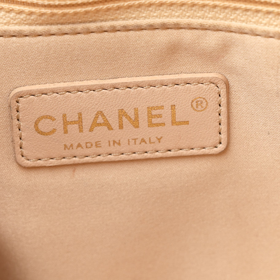 Chanel Caviar Quilted Grand Shopping Tote GST Beige Clair Image 7