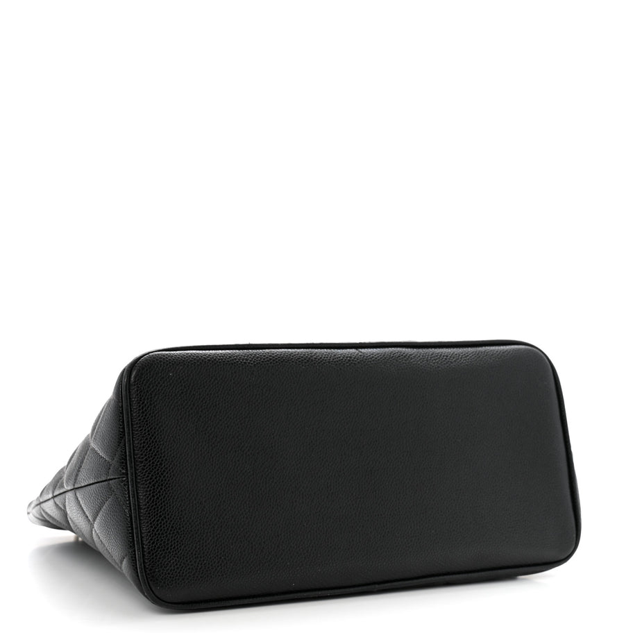 Chanel Caviar Quilted Medallion Tote Black Image 4
