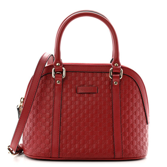 Gucci Soft Microguccissima Mini Dome Bag Rosso Image 1