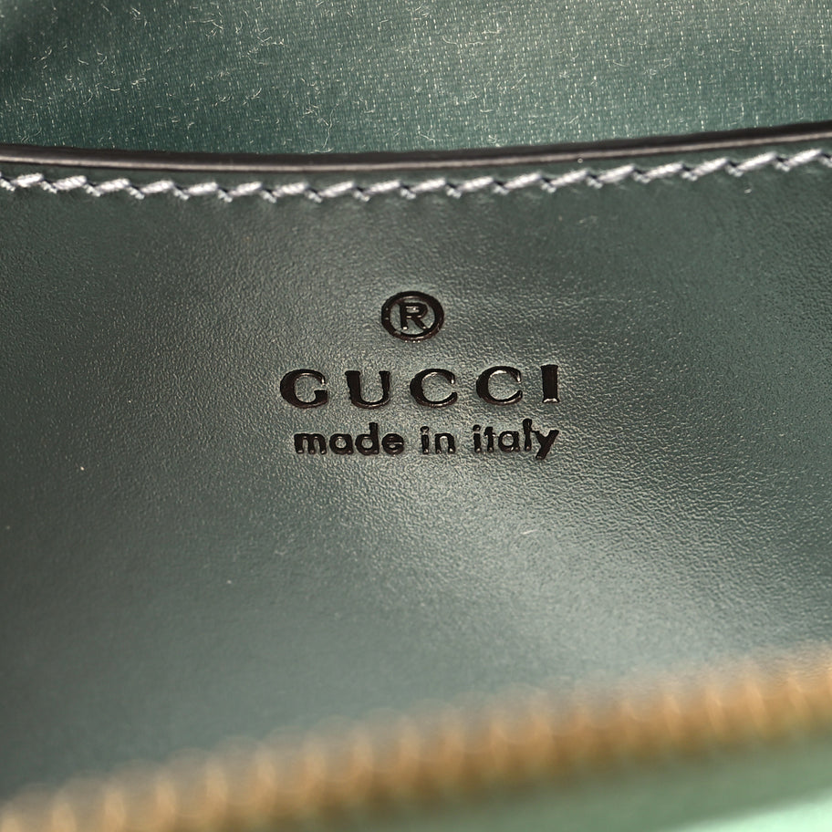 Gucci Iridescent Nappa Chevron Matelasse Small GG Marmont Chain Shoulder Bag Iridescent Salvy Green Image 6