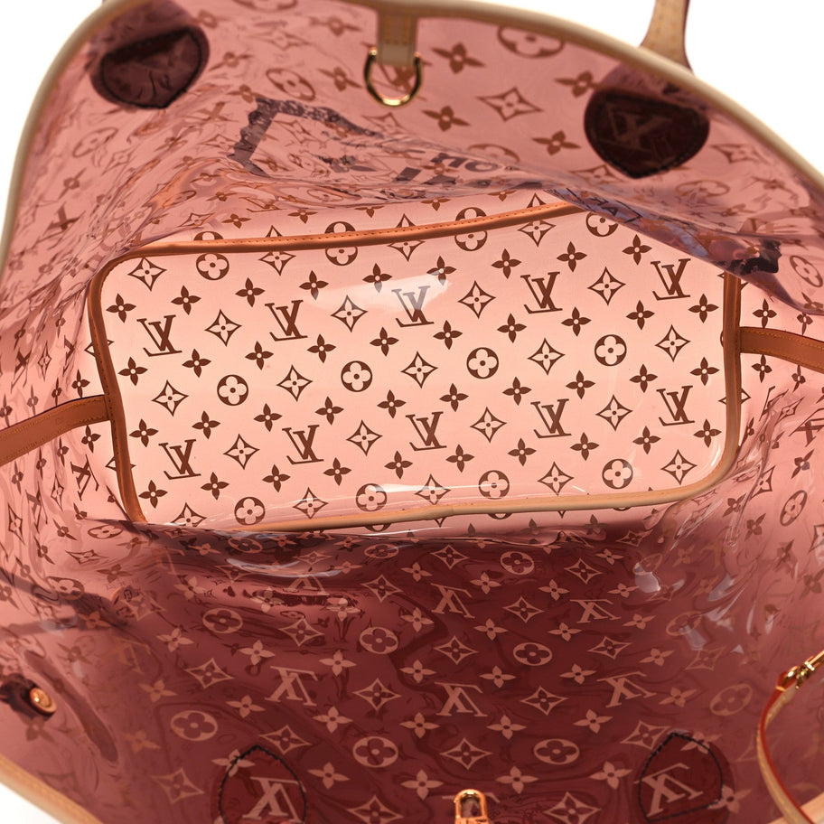 Louis Vuitton Vinyl Monogram Miami Neverfull GM Blue Image 6