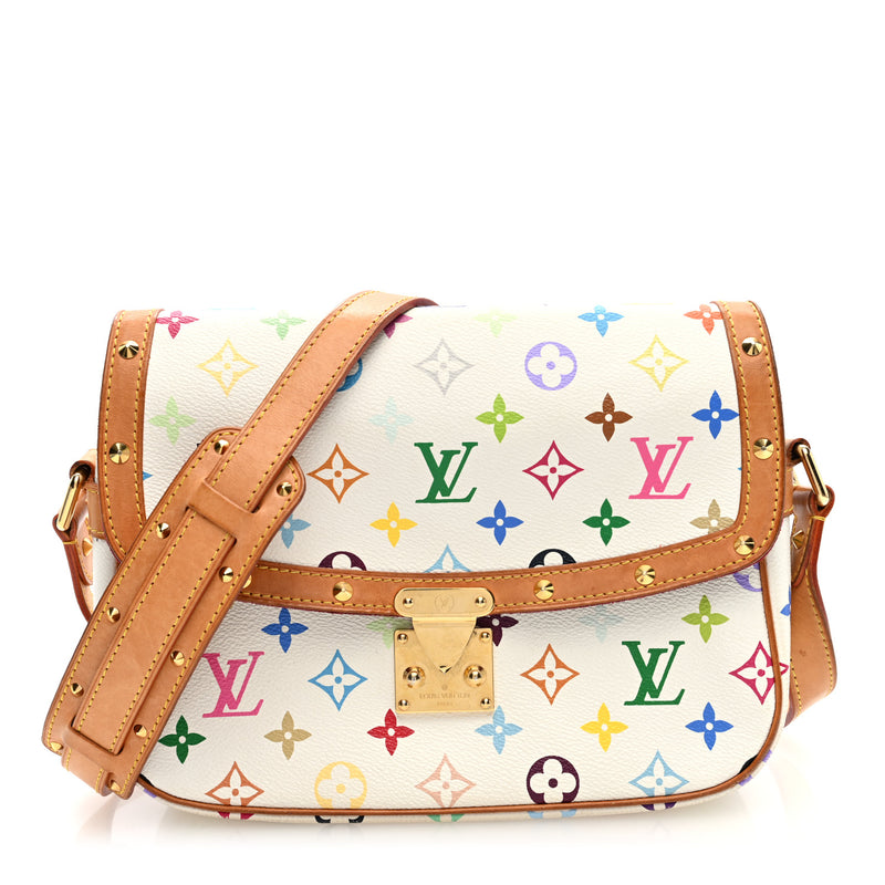  Louis Vuitton Monogram Sologne White