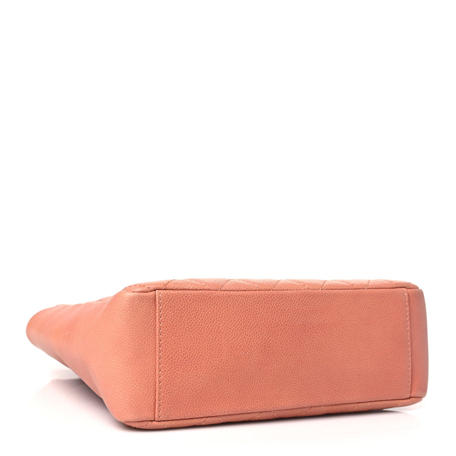 Chanel Caviar Quilted Petit Shopping Tote PST Pink Image 4