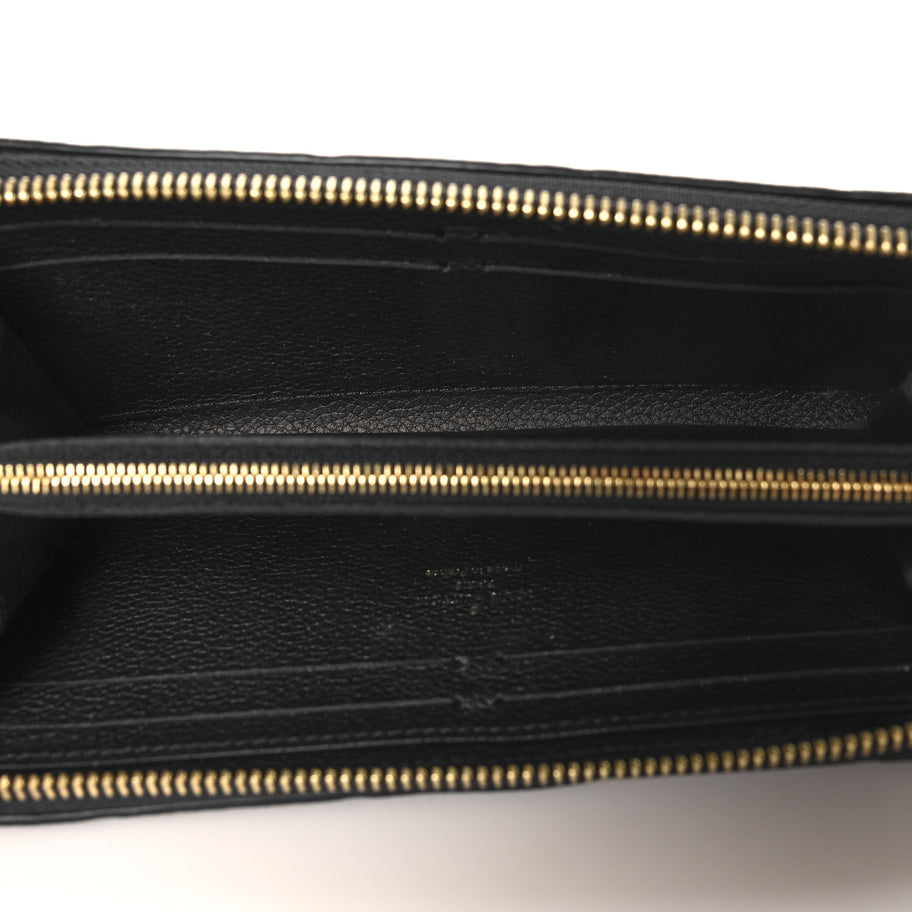 Louis Vuitton Empreinte Clemence Wallet Black Image 5