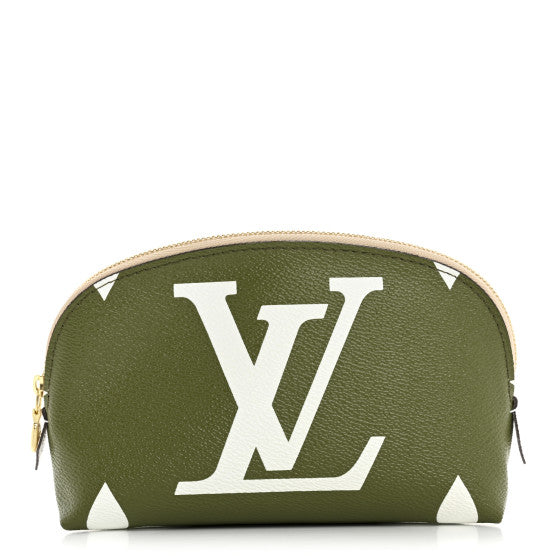Louis Vuitton Monogram Giant Cosmetic Pouch Kaki Image 1