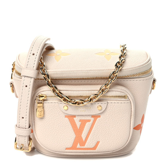Louis Vuitton Empreinte Monogram Giant Mini By The Pool Bumbag Cream Saffron Image 1
