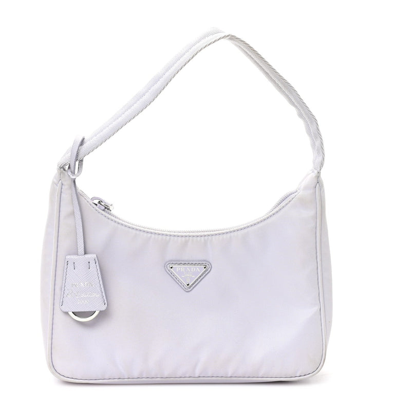  Prada Tessuto Nylon Mini Re-Edition 2000 Bag Fiordaliso