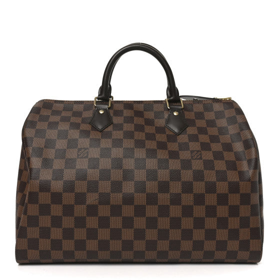  Louis Vuitton Damier Ebene Speedy 35