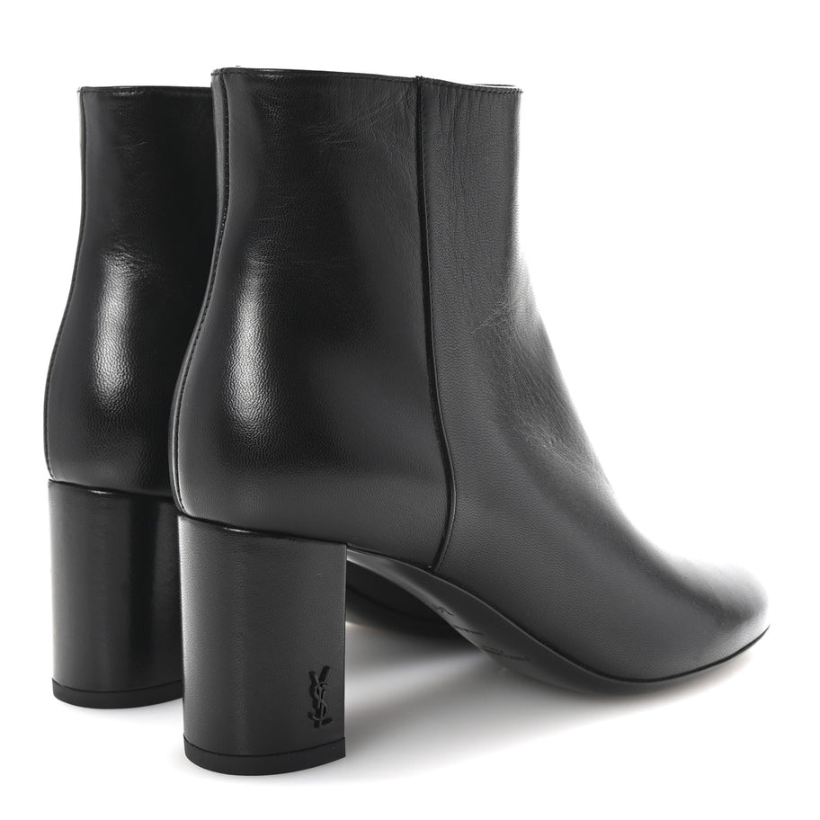 Saint Laurent Nappa Vendome Loulou Ankle Zip Boot 36.5 Black Image 5
